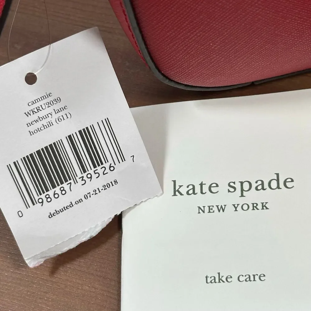 Kate‎ Spade Newbury Lane Cammie Red Hot Chili Crossbody Bag